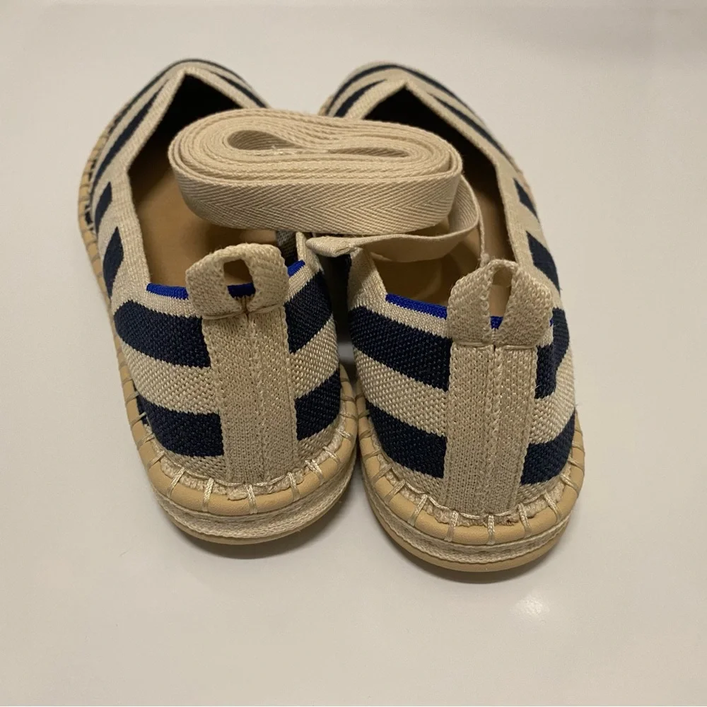 Rothy's Women's Blue and White Espadrilles - Picture 7 of 9